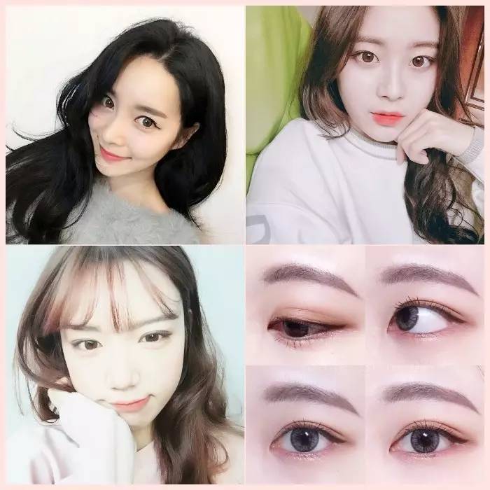 韩妞的眼影怎么盘,美瞳推荐韩系妆容