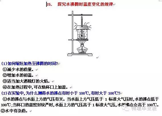 （全精!）中考物理冲刺——实验题“注意事项”总结归纳！