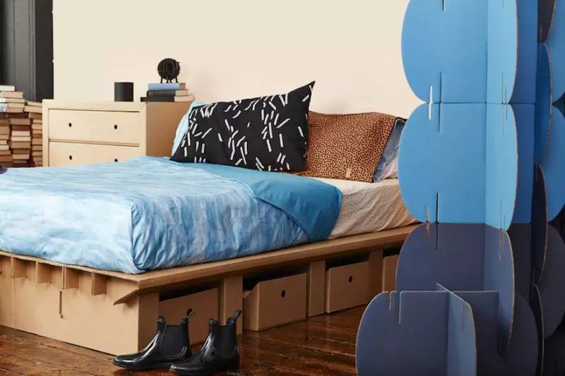 对甲醛说NO！瓦楞纸家具让你高枕无忧