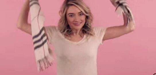 怎么戴围巾最好看学生党,冬天女人怎么样戴围巾好看