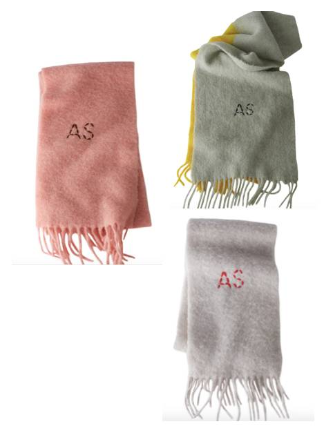 杨幂studios围巾,杨幂同款毛衣acnestudios