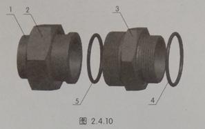 直角式电磁脉冲阀安装图,直角带螺母式电磁脉冲阀安装