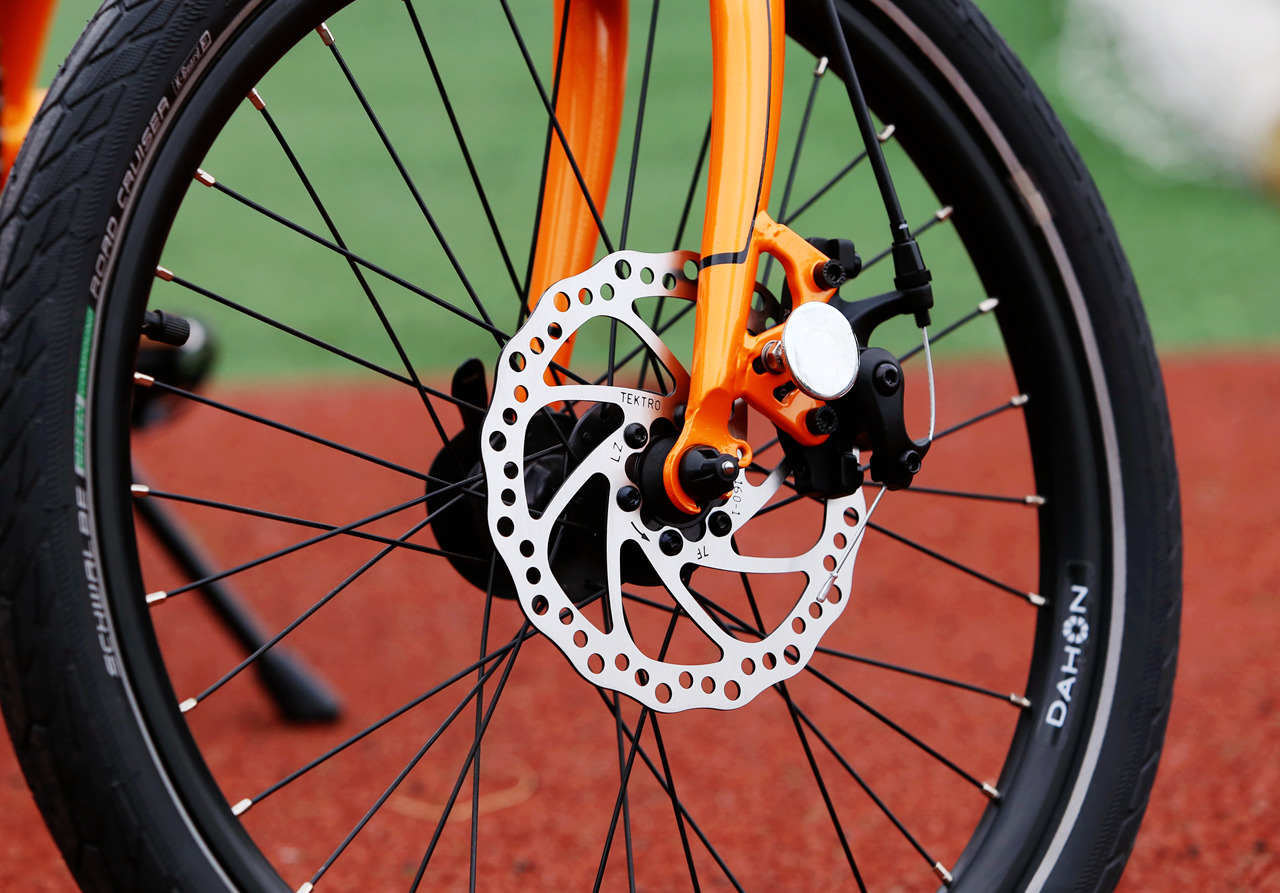 大行p8与一般折叠车有什么区别,橙色p8