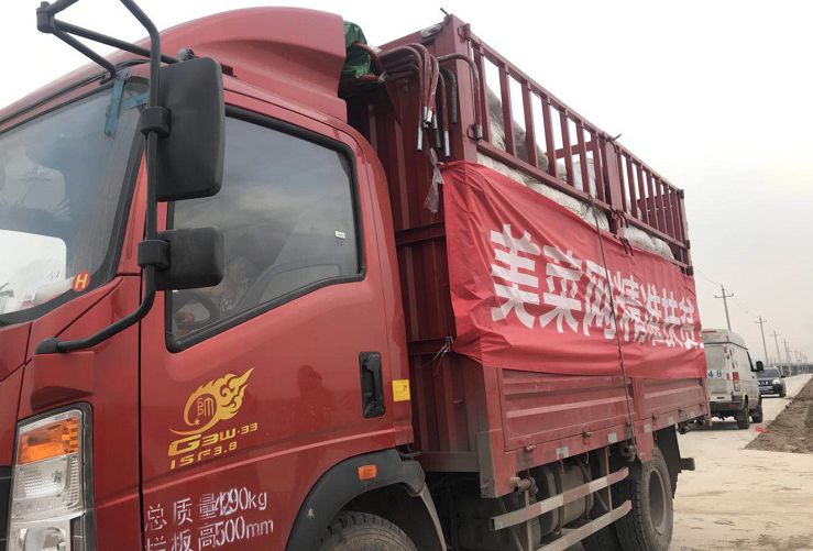 美菜在行动｜郑州美菜订单15000斤娃娃菜，现已发车！