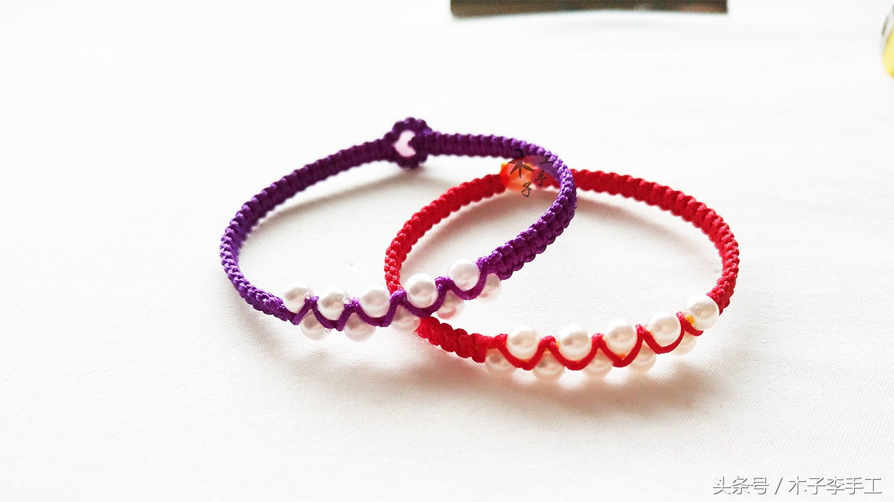 木子手工手链视频大全,木子手工红绳