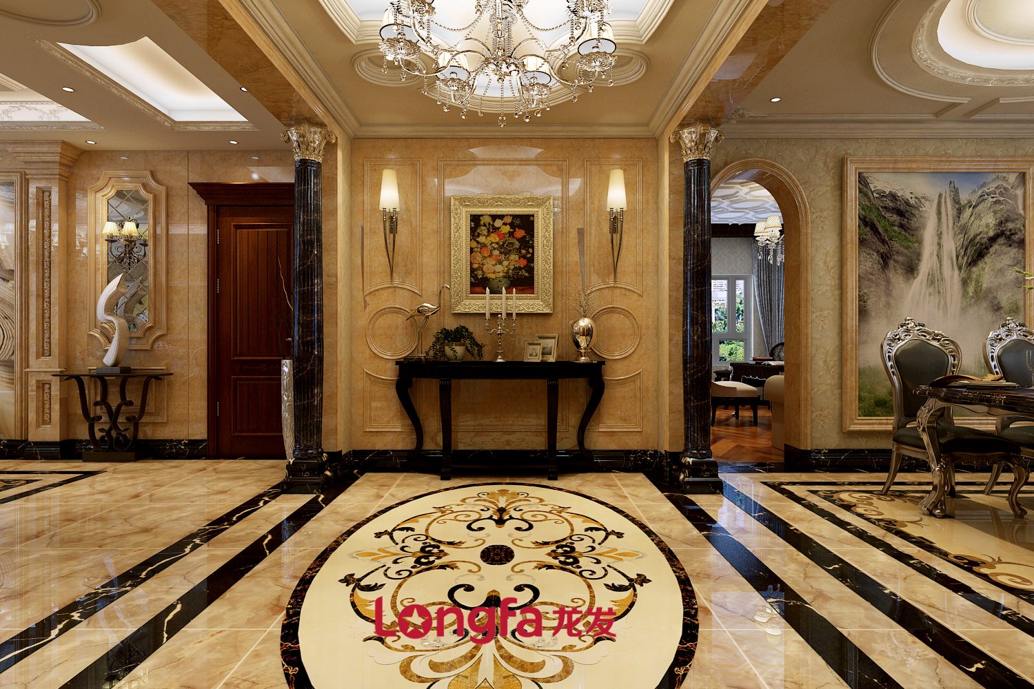 龙发装饰精装效果图北欧风,哈尔滨龙发装饰公司