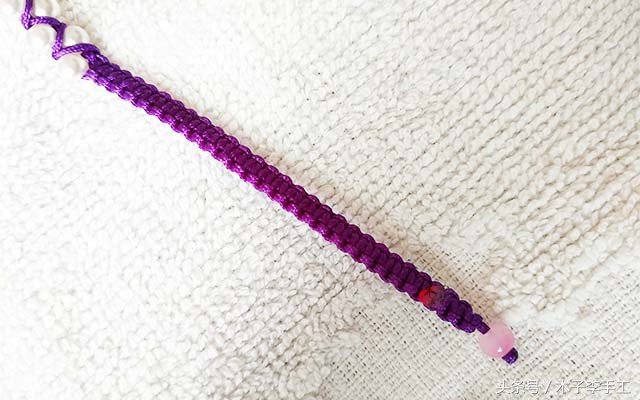 木子李手工编绳教程同心结,木子手工手链视频大全