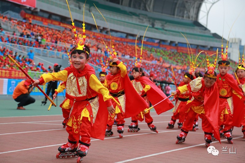 2015临沂商城实验学校运动会,临沂汤庄实验学校运动会开幕式