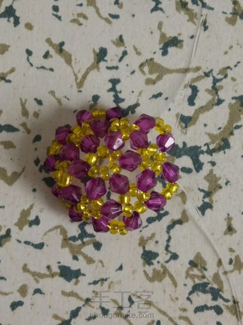 伞的串珠方法,小雨伞串珠