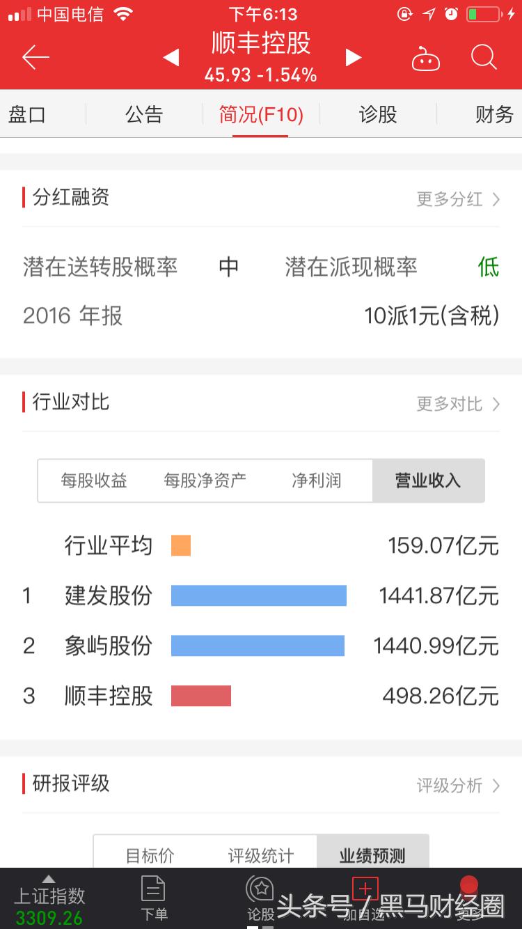 顺丰是不是靠股票赚钱的呢,顺丰公司拿多少利润