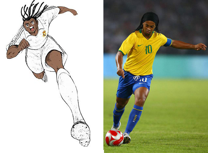 足球小将拿度尼登场,足球小将世青篇拿度尼原型