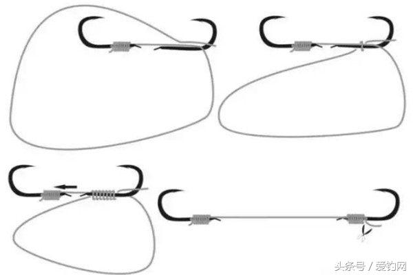 绑鱼的钓法,绑钓线教程新方法