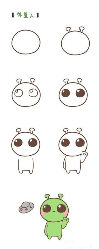 一年级动物简笔画大全简单又漂亮,画100个最简单可爱的动物简笔画