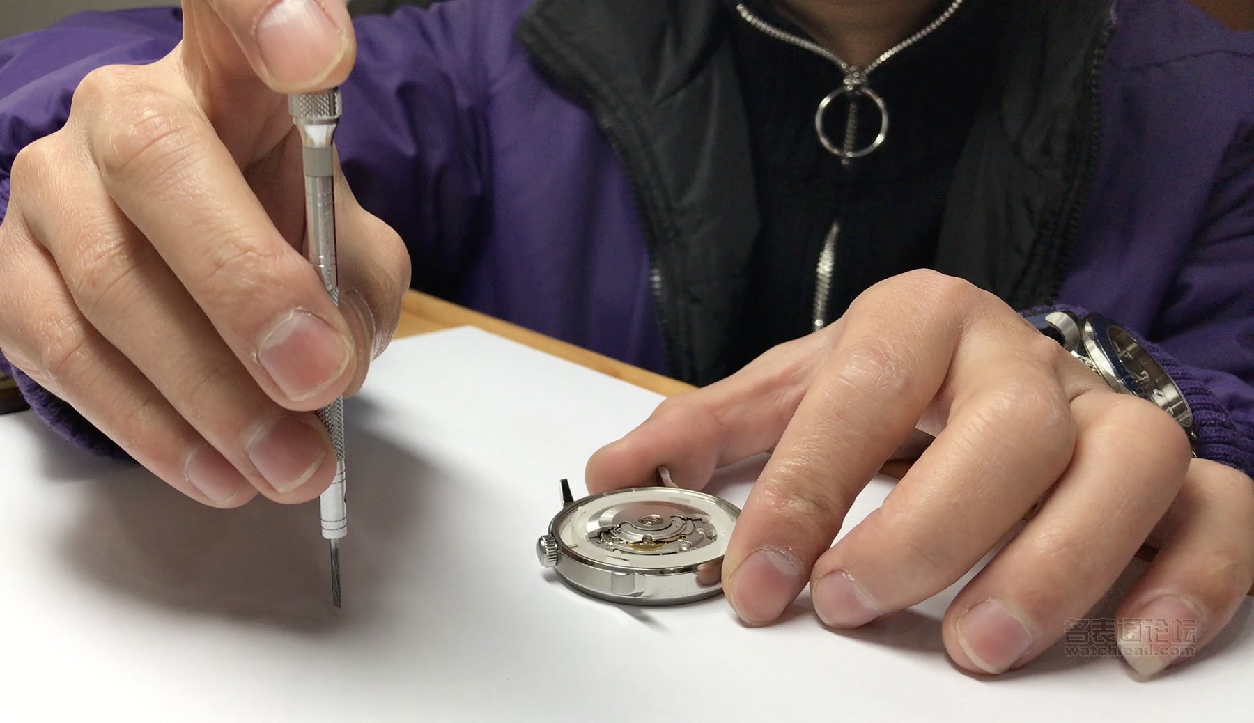浪琴表如何保养和维修,修表教程浪琴八针月相