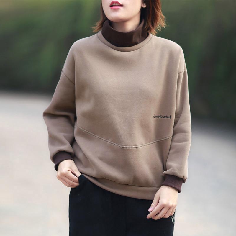 一眼就喜欢的打底衫，冬季打底黑色的款式还不容易过时