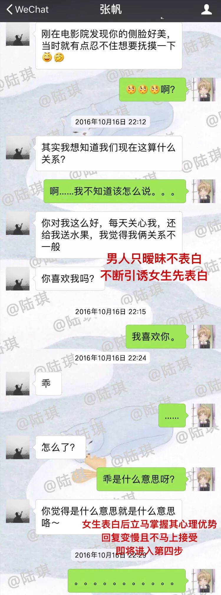 陆琪早期受采访,陆琪个人失败经历