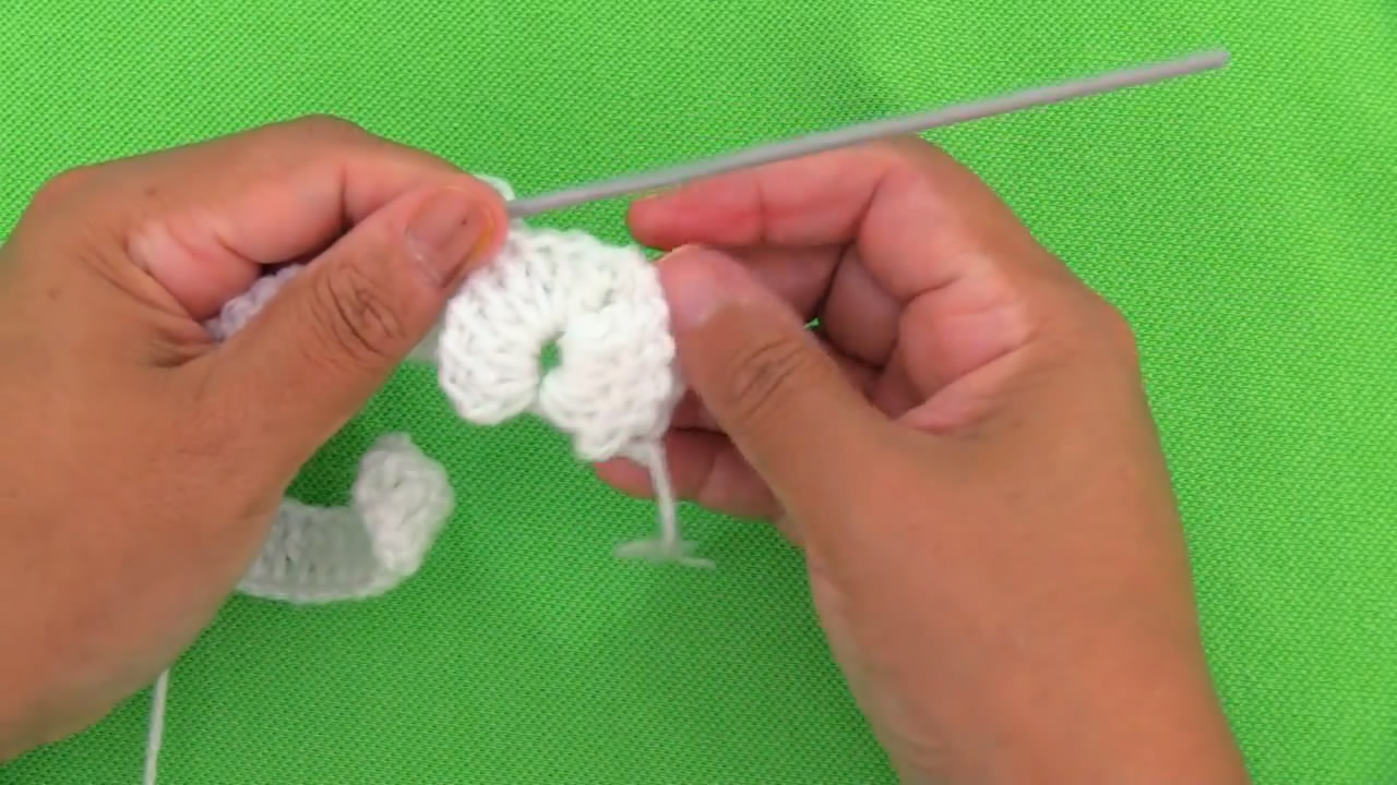 2020最火八股情人棉围巾钩织,水草花另一种交叉围巾钩织慢教程