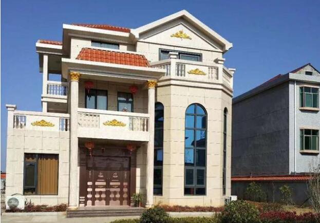 农村用树脂瓦盖房的效果图,现在农村盖房怎么设计