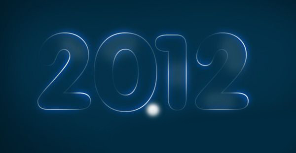 ps多层次色彩霓虹字制作,ps蓝色火焰字教程