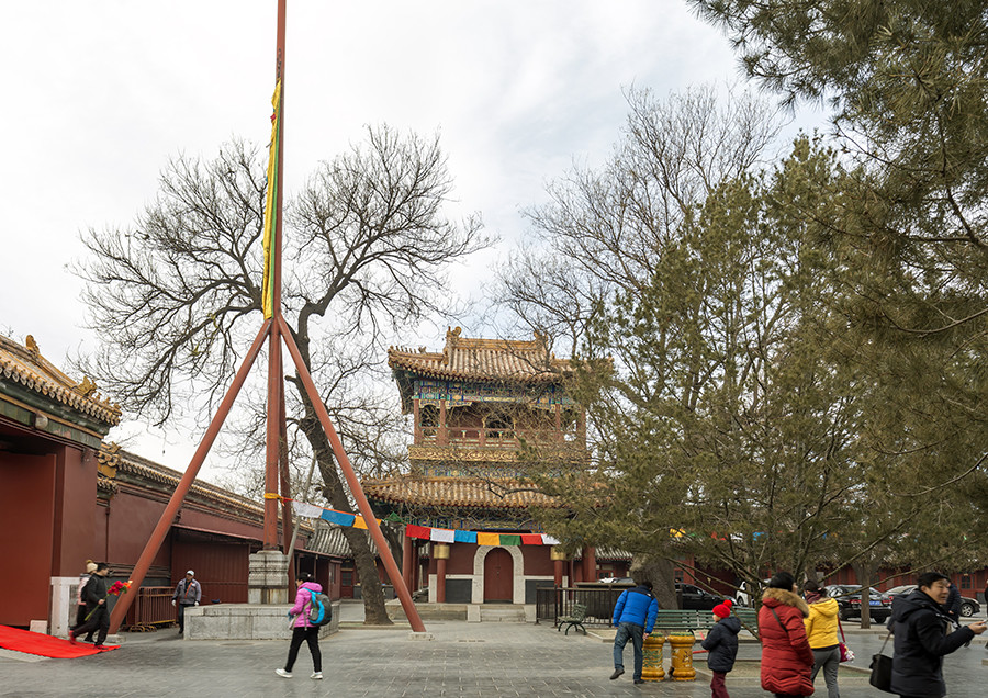 雍和宫朝圣之旅地图,雍和宫拜访年轻人