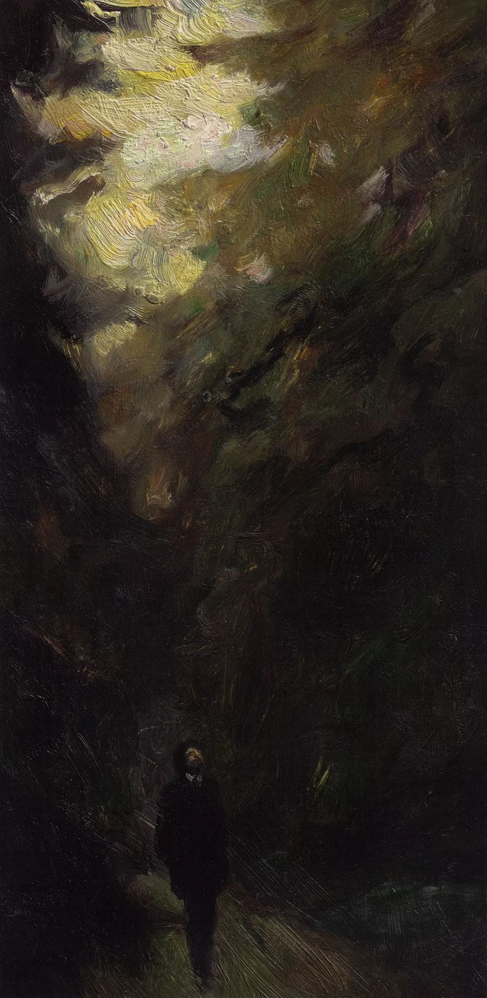 何多苓——连环画《带阁楼的房子》