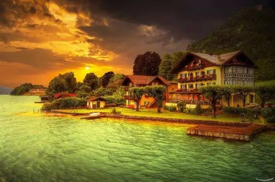 德国美丽的小镇风景太美了,全世界最漂亮的小镇欧洲