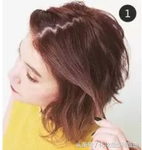 不伤头发且好看的简单编发教程,不想披头散发教你一招显年轻编发