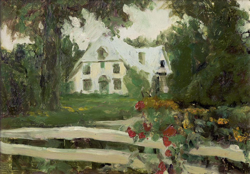 何多苓——连环画《带阁楼的房子》