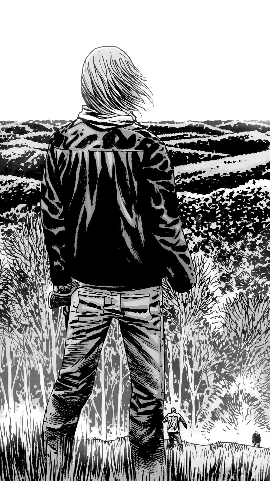 精选手机壁纸,纯粹的幸福意境黑白灰手机壁纸