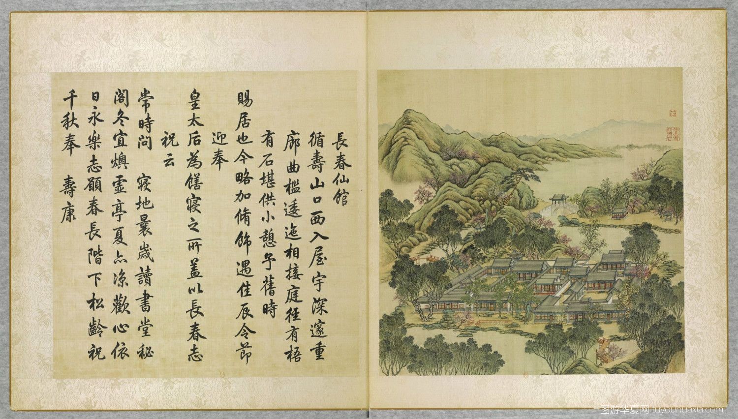 圆明园各个景点的复原图,图游华夏