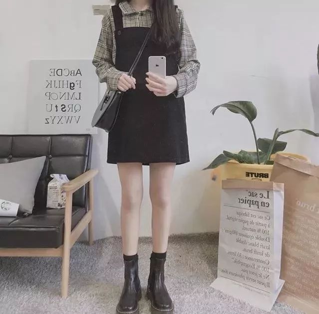 减龄背带裙冬天,200斤夏季背带裙大码胖mm显瘦遮肉