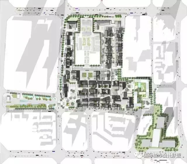 太古里街区效果图,经典block街区设计