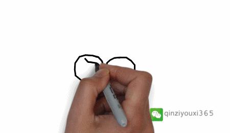 100个人物动态简笔画,青蛙蝌蚪动态简笔画