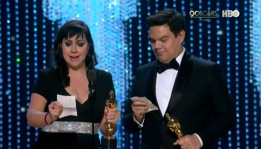 第90届奥斯卡获奖电影,第90届奥斯卡完整获奖名单