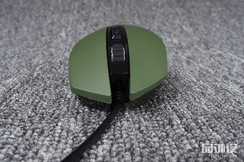 达尔优牧马人em915鼠标拆解,达尔优em915黑色裂纹版游戏鼠标