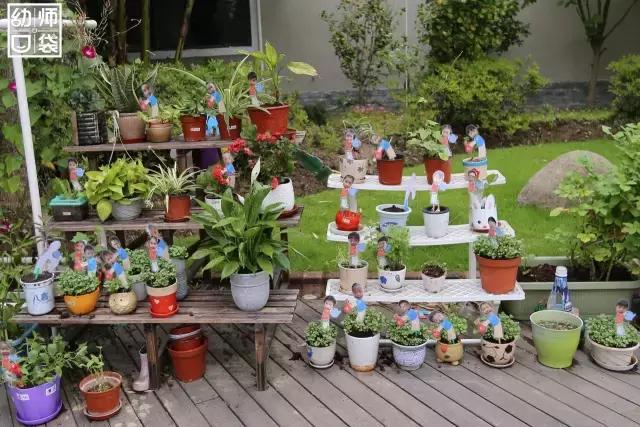 幼儿园春天植物角摆台,幼儿园植物角创意布置图片大全集