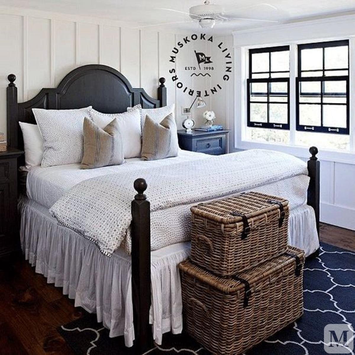 法式卧室黑色床搭配效果图,豪宅卧室上下铺