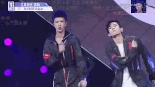 张艺兴朱正廷练舞,朱正廷张艺兴偶练互动