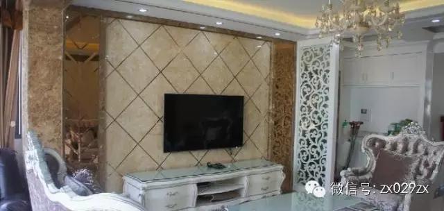 性价比最高的瓷砖电视墙,小众化瓷砖电视墙