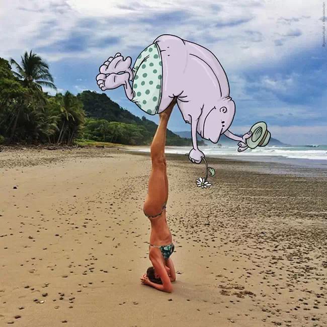 一组脑洞大开的小漫画,脑中构思了一部有意思的创意漫画