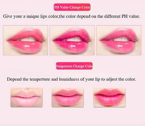 花果冻变色唇膏,泰国草莓味变色唇膏