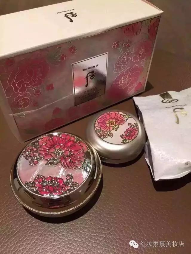 韩国whoo后黄金气垫粉底液,whoo化妆品套装官方旗舰店直播