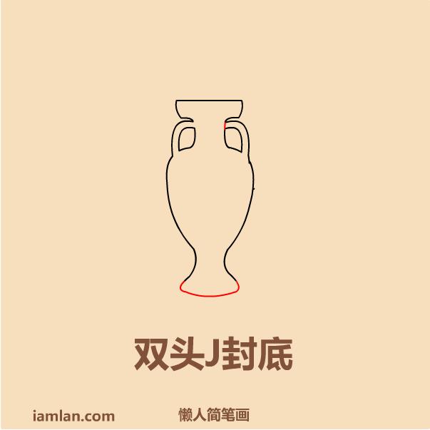 懒人如何画2016足球欧洲杯LOGO