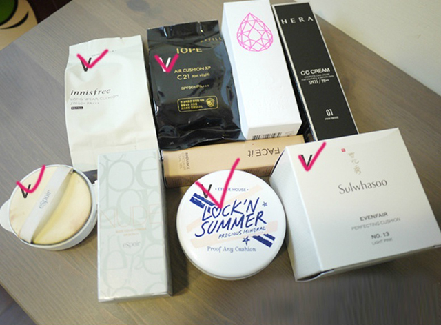 韩国气垫粉饼推荐,适合夏天用的气垫粉饼