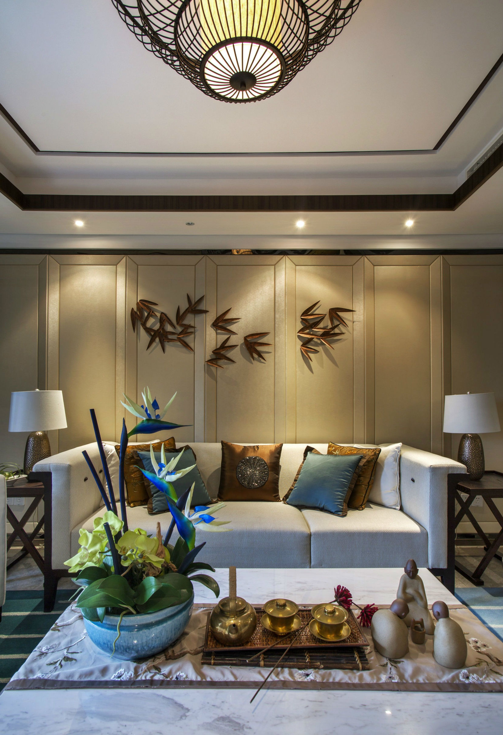 锦绣千丈，花团锦簇，温文尔雅的家就此产生，石家庄别墅