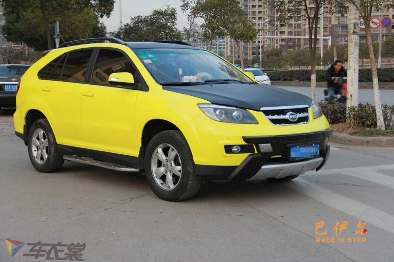 比亚迪s6车膜颜色推荐,比亚迪s6渐变色车贴膜