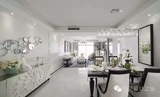 美式风格装修样板房效果图,美式装修风格样板房案例