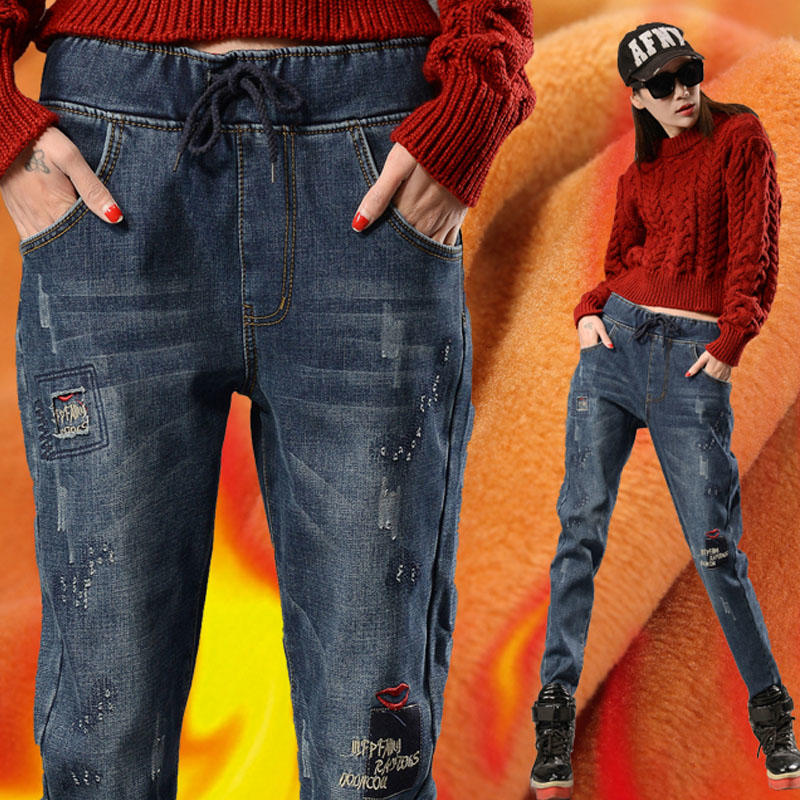 修身显瘦微喇牛仔裤,灰色牛仔裤修身显瘦