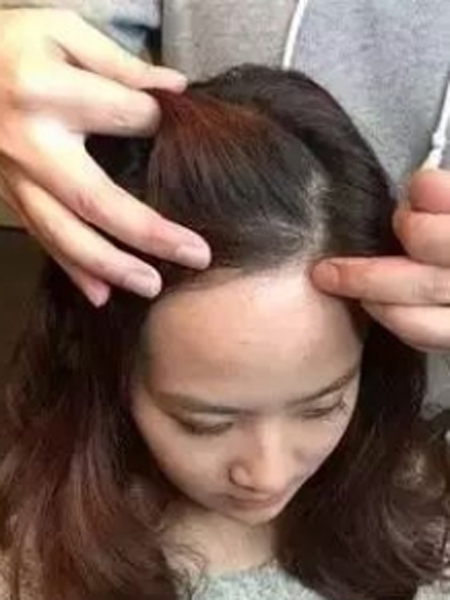 穿汉服中短发扎丸子头怎么扎好看,显年轻的发型扎法半扎短发