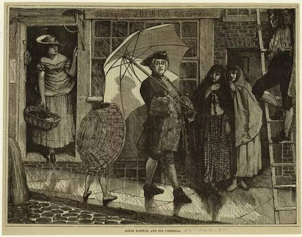 雨伞英伦范儿的绅士标配,英国老绅士雨伞